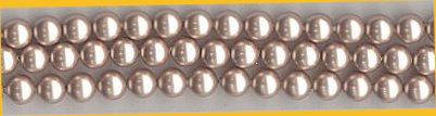 SP3-012 Pearl 3mm Swarovski - Powdered Almond Pearls (strand of 50)