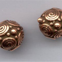 94-5642-18 Antique Copper 8mm Spirals (pkg 5)