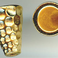 94-5736-25 - Tierracast <B>Hammertone Cone - Bright Gold </B> (2)