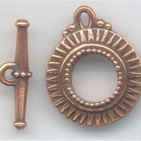 94-6021-18 Antique Copper Sunburst Toggle