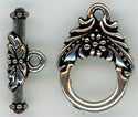 94-6028-12 Garland Toggle Antique Silver Height: 18mm Width: 12.5mm