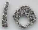 94-6145-12 Antique Silver Large Spiral Toggle