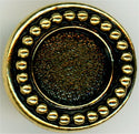 94-6587-26 Tierracast Dotted Button Antique Gold 12mm