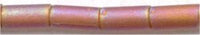 bgl1-0134-fr 3mm Bugle - Matte Transparent Dark Topaz (3 inch tube)