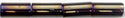 bgl1-0458 3mm Bugle - Metallic Brown Iris (3 inch tube)
