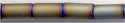 bgl1-0614 3mm Bugle - Matte Raku Purple Iris (3 inch tube)