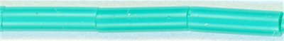 bgl2-0412 6mm Bugle - Opaque Turquoise Green (3 inch tube)