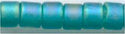 DB-1283   Matte Transparent Caribbean Teal AB   11° Delica (04gm Tube)
