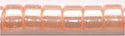 DB-1480   Transparent Peach Luster   11° Delica (10gm Fliptop)