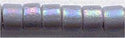 DB-1598   Matte Opaque Ghost Gray AB   11° Delica (04gm Tube)