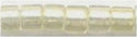 DB-1676   Pearl Lined Transparent Pale Yellow AB   11° Delica (10gm Fliptop)