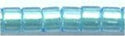 DB-1708   Mint Pearl Lined Ocean Blue   11° Delica (04gm Tube)