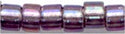 DB-1760   Sparkling Lined Smoky Amethyst AB   11° Delica (10gm Fliptop)