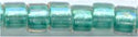 DB-1767   Sparkling Aqua Green Lined Crystal AB   11° Delica (04gm Tube)