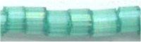 DB-1813   Dyed Aqua Green Silk Satin   11° Delica (04gm Tube)