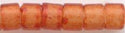 DB-0777  Dyed Matte Transparent Pumpkin   11° Delica (04gm Tube)