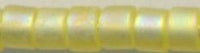 DB-0854  Matte Transparent Lemondrop AB   11° Delica (10gm Fliptop)