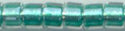 DB-0904  Lined Crystal Shimmering Sea Green   11° Delica (04gm Tube)