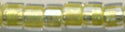 DB-0910  Lined Crystal Shimmering Light Chartreuse   11° Delica (10gm Fliptop)