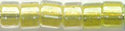 DB-0983  Lined Shimmering Chartreuse Mix   11° Delica (04gm Tube)