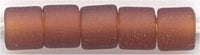 dbl-0764 - Matte Transparent Chestnut Brown 8° Delica cylinder