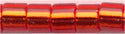 dbm-0043 Silver Lined Burnt Orange  10° Delica cylinder bead (10gm)