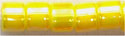 dbm-0160 Opaque Yellow AB  10° Delica cylinder bead (10gm)