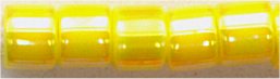 dbm-0160 Opaque Yellow AB  10° Delica cylinder bead (10gm)