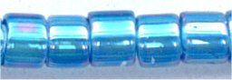 dbm-0177 Transparent Aqua AB  10° Delica cylinder bead (10gm)