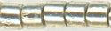 dbm-1831 - Duracoat Galvanized Silver 10° Delica cylinder bead (10gm)