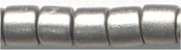 dbm-0321 Matte Metallic Silver  10° Delica cylinder bead (10gm)