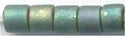 dbm-0373 Matte Metallic Leaf Green  10° Delica cylinder bead (10gm)