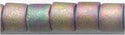 dbm-0380 Matte Metallic Green Pink  10° Delica cylinder bead (10gm)