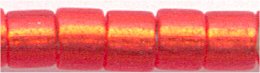 dbm-0683 Semi Matte Slvr Lined Dark Ruby  10° Delica cylinder bead (10gm)