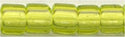 dbm-0712 Transparent Light Neon Green  10° Delica cylinder bead (10gm)