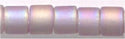 dbm-0857 Matte Transp Light Amethyst AB  10° Delica cylinder bead (10gm)