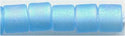 dbm-0861 Matte Transp Happy Sky AB  10° Delica cylinder bead (10gm)
