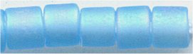 dbm-0861 Matte Transp Happy Sky AB  10° Delica cylinder bead (10gm)
