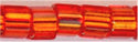 DBMC-0043 Silver Lined Burnt Orange 10° Delica Hex Cut