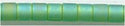 DBS-0858 - Matte Transparent Kelly Green AB  15° Delica cylinder