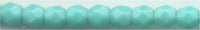 fp3-029 3mm Fire Polish - Opaque Turquoise (50)