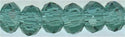 rn3-036AB 3 mm Crystal Rondel Green Zircon AB (strand)