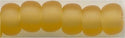6-0132-f   Matte Transparent Light Topaz AB 6° Seed bead