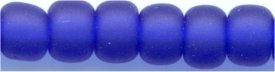 6-0151-f   Matte Transaparent Cobalt 6° Seed bead