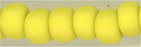 6-0404-f   Opaque Matte Yellow  6° Seed bead