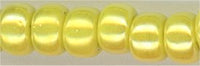 6-0404-r   Opaque Yellow AB  6° Seed bead