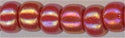6-0408-r   Opaque Red AB  6° Seed bead