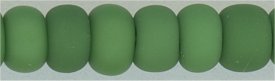 6-0411-f   Matte Opaque Green  6° Seed bead