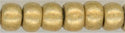 6-0557-f-p-f   Matte Gold Galvanized Permanent Finish  6° Seed bead