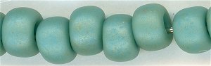 6-2028  Matte Opaque Seafoam Luster 6° Seed bead